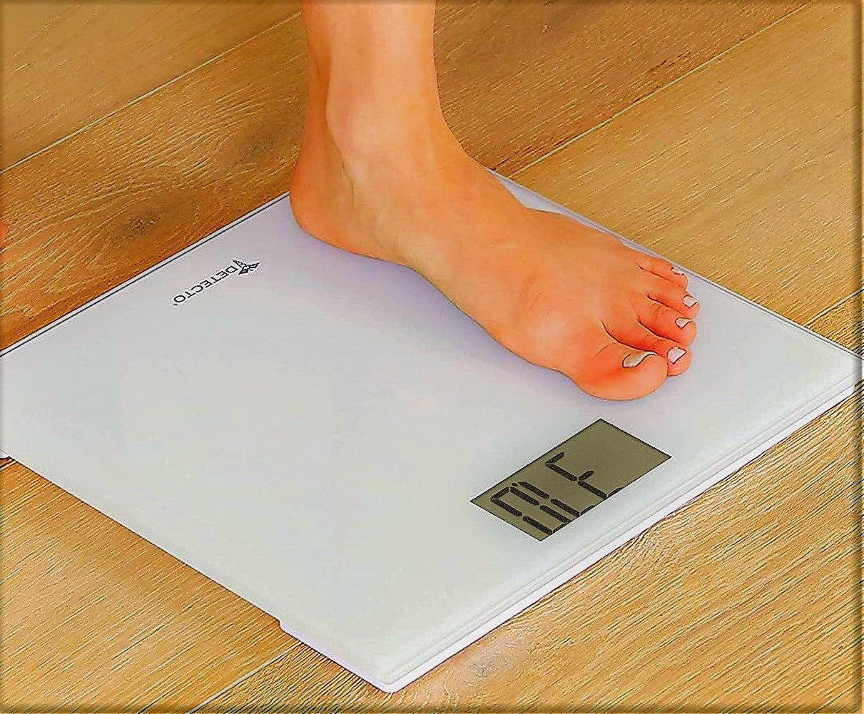 Detecto D107 Low Profile Body Weight Bathroom Scale,