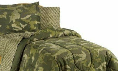 Dream Factory camouflage Fatigue comforter set