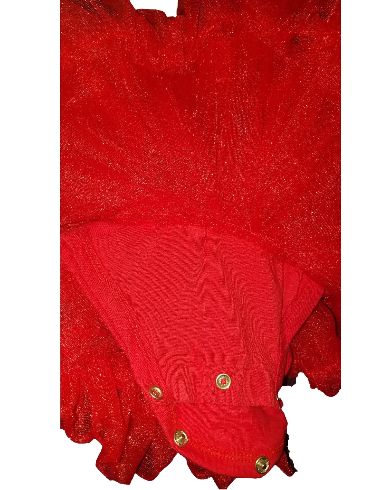Baby Girl Red Ruffle Dress