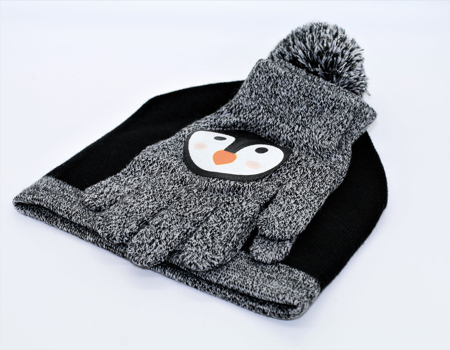 Women's Knit Hat & Gloves - Penguin Set