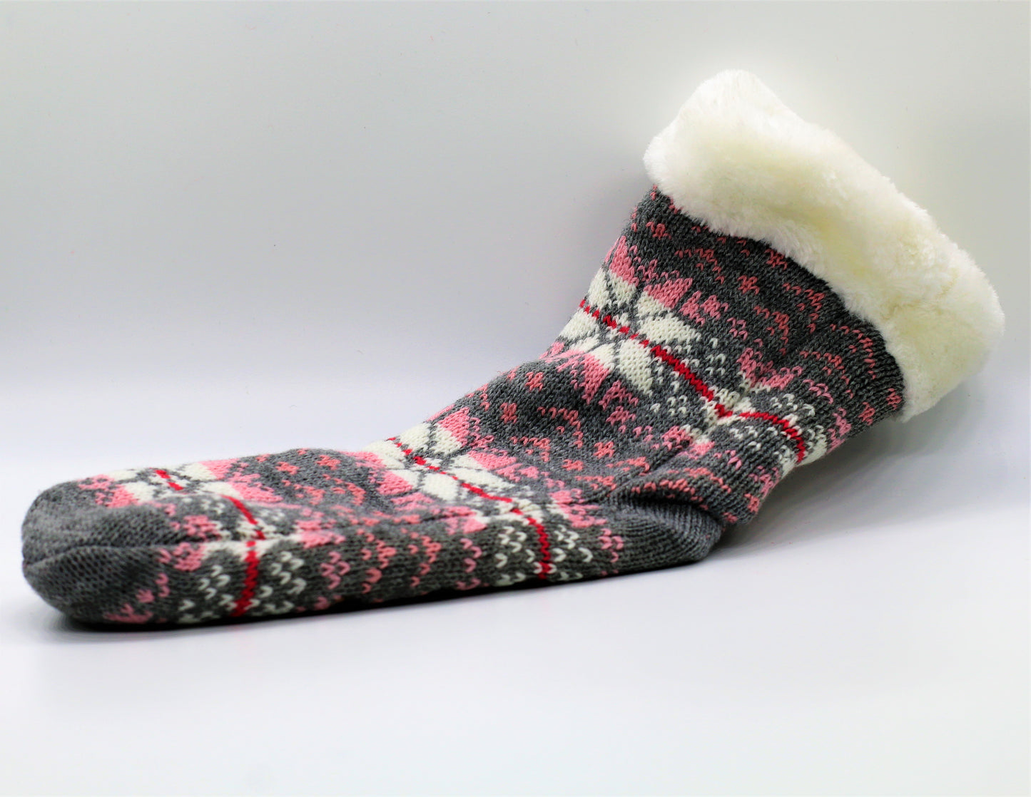 Womens Fuzzy Slipper Socks