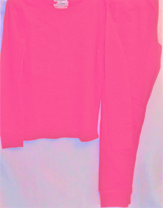 Girls Pink Thermal Underwear Set