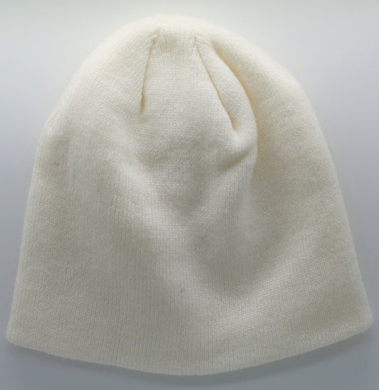 Cream Beanie Hat