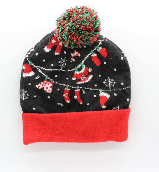 Unisex Christmas Led Light Up  Beanie  Hat