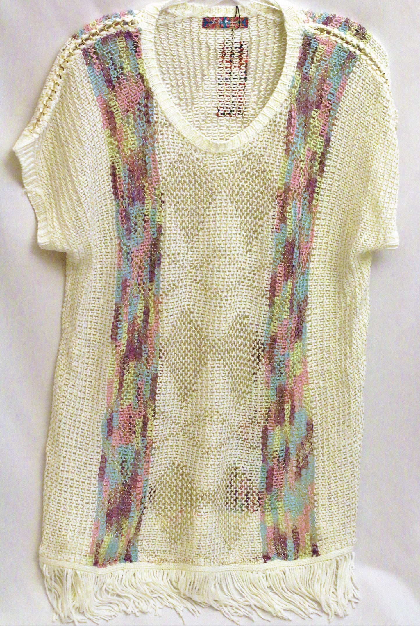 Women Cream Knit Sweater