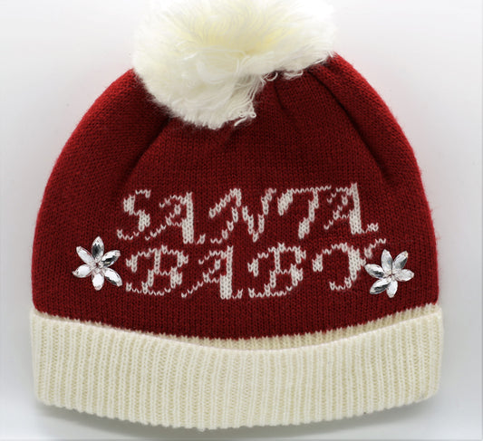 Women's Santa Baby Christmas Beanie hat