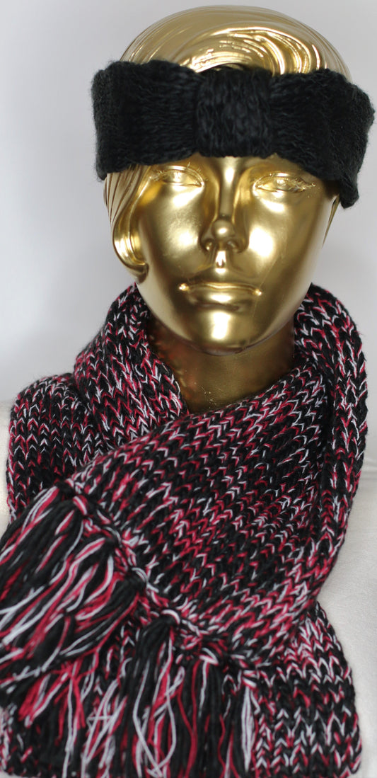 Fashion Knit Headband Scarf Set