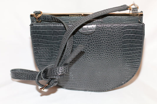 Cross-body Crocodile Women's Handbags - PU Vegan Leather