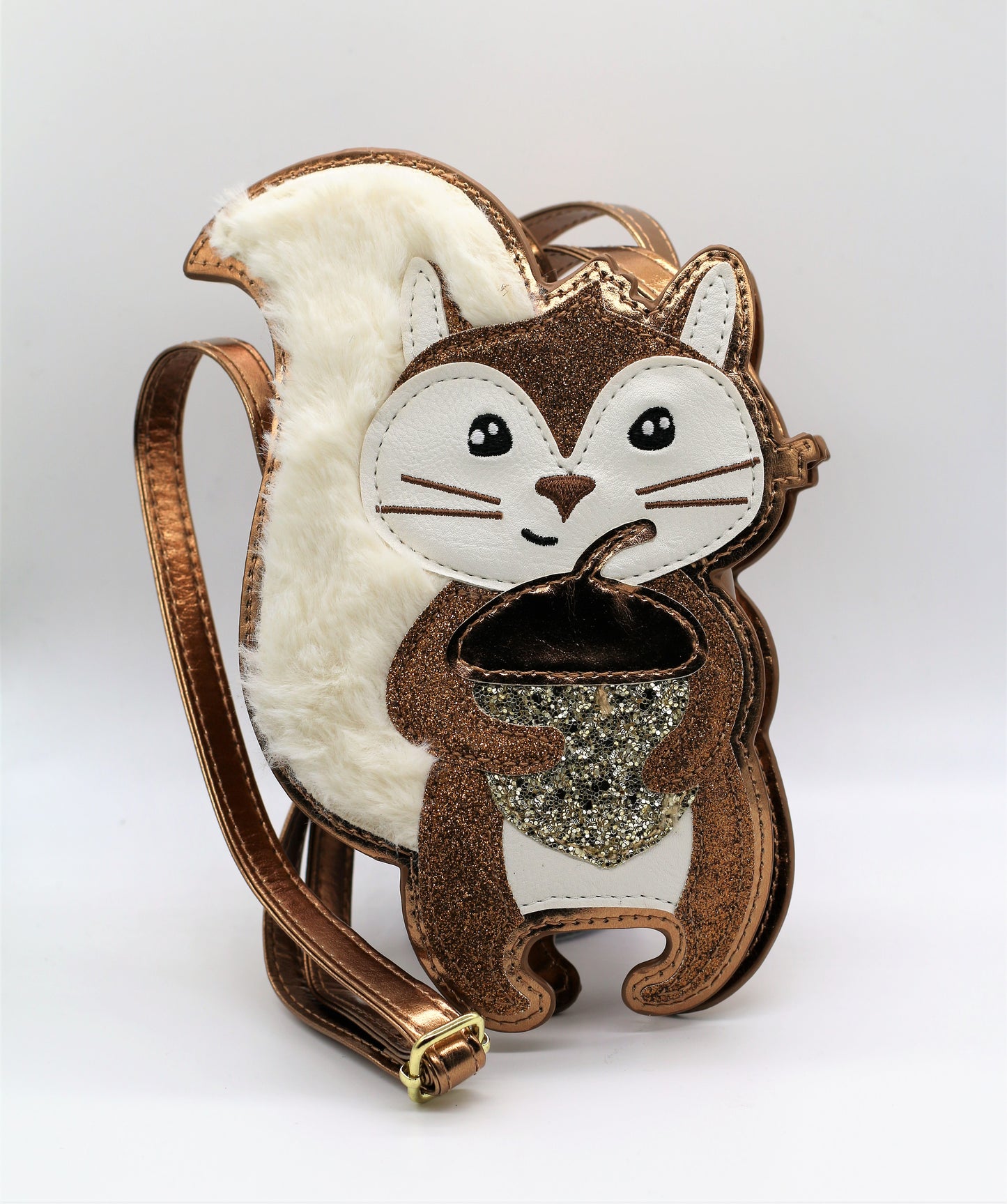 Girls Cat and Jack Squirrel With Acorn Purse