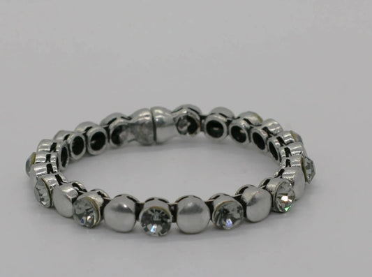 Silver Opal Tennis Bracelets Costume Jewelry