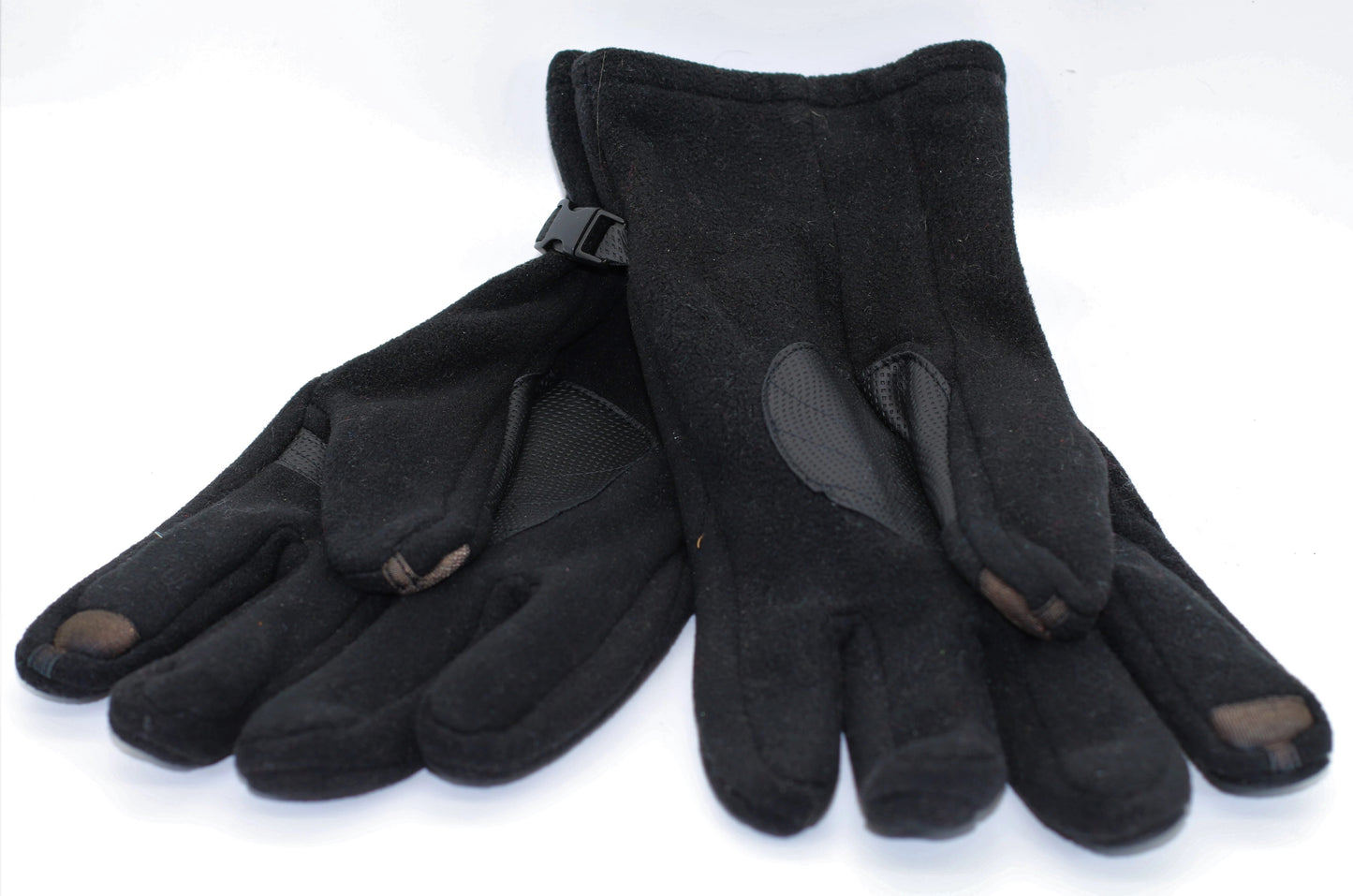 Men Black  Finger Touch Gloves