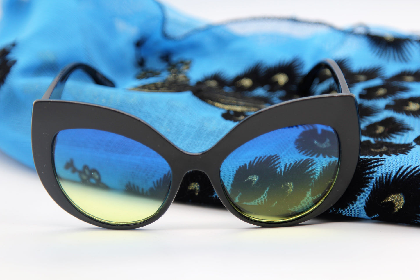 Women Blue/ Umbre Elegant Stylish Sunglasses (2 Piece set)
