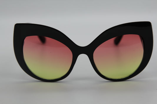 Women/Black Frames -fuschia Umbre Lens Elegant Stylish Sunglasses