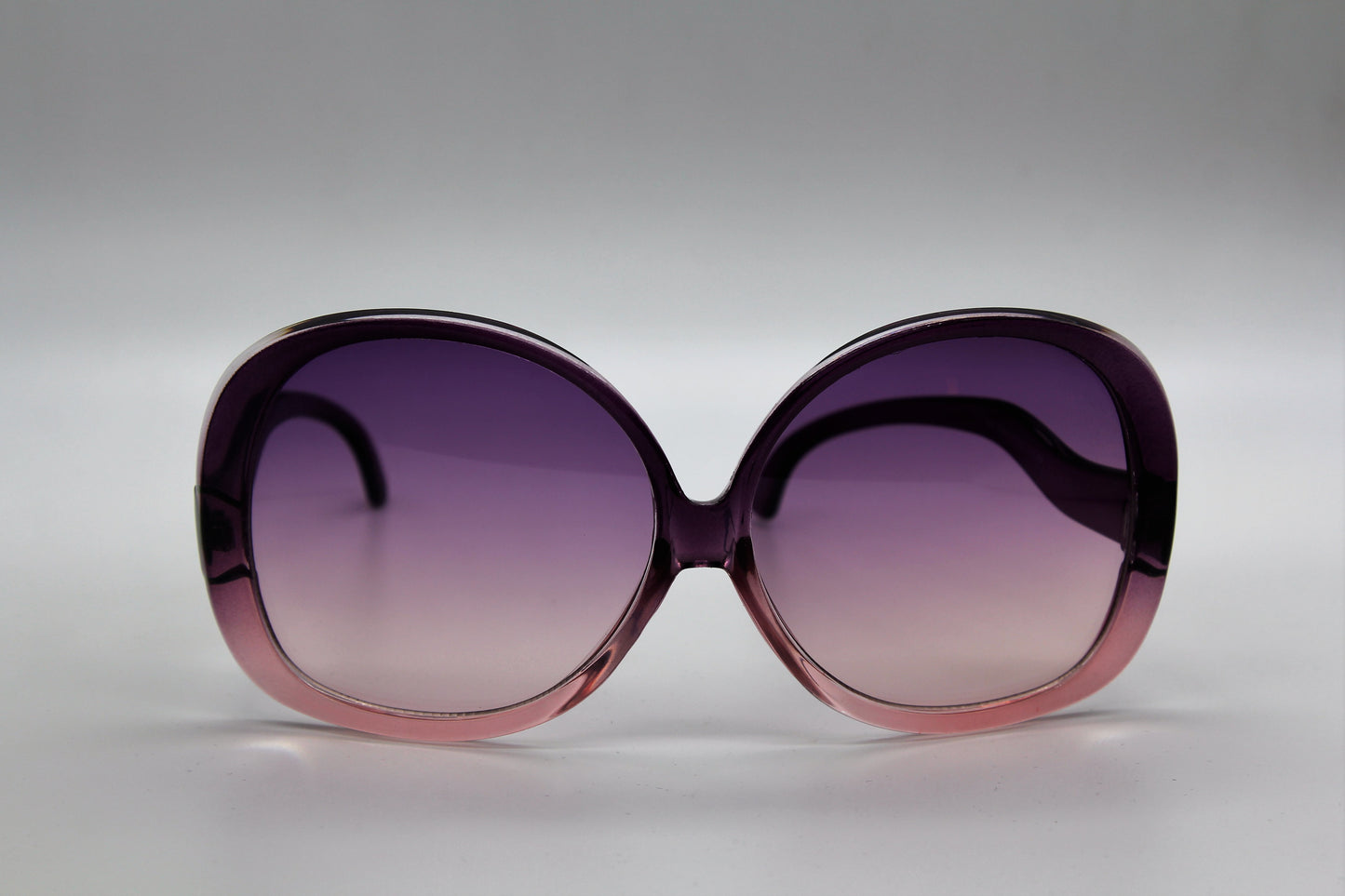 Womens Oversized Purple Gradient Huge Sunglasses Vintage Style