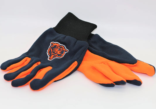 Chicago Bears Adult 2-Tone Utility Gloves