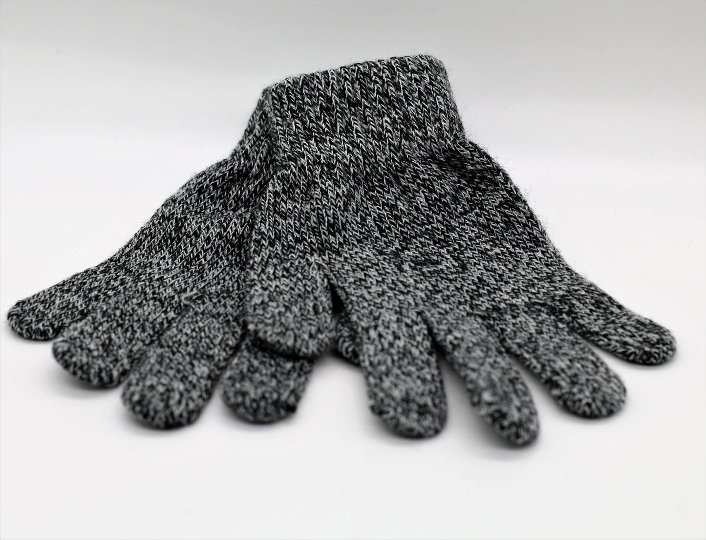 Unisex Black and White Gloves