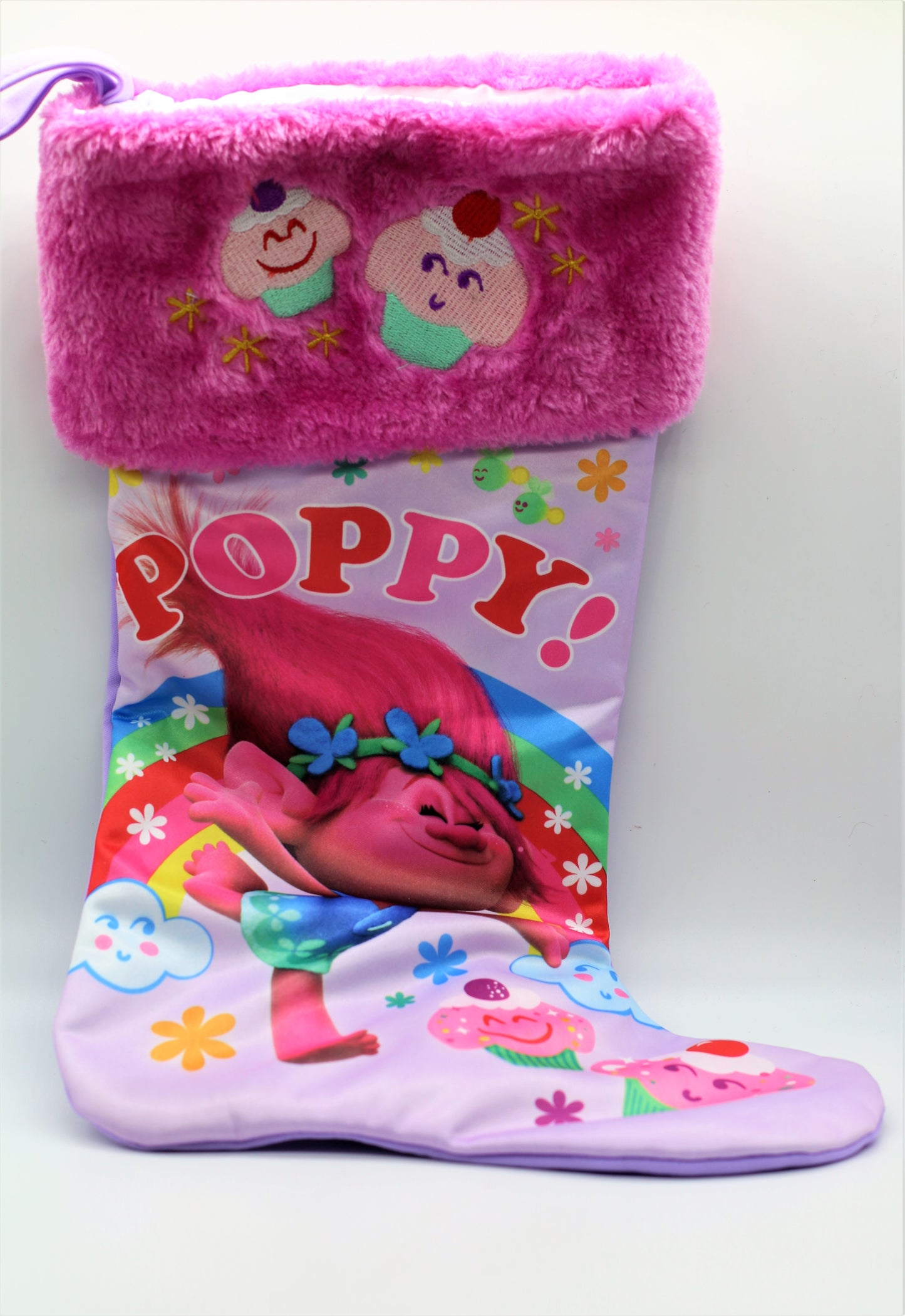 Pink Poppy Christmas Stockings