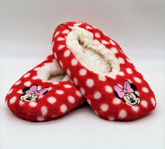 Womens Disney's Minnie Mouse  Slipper Socks