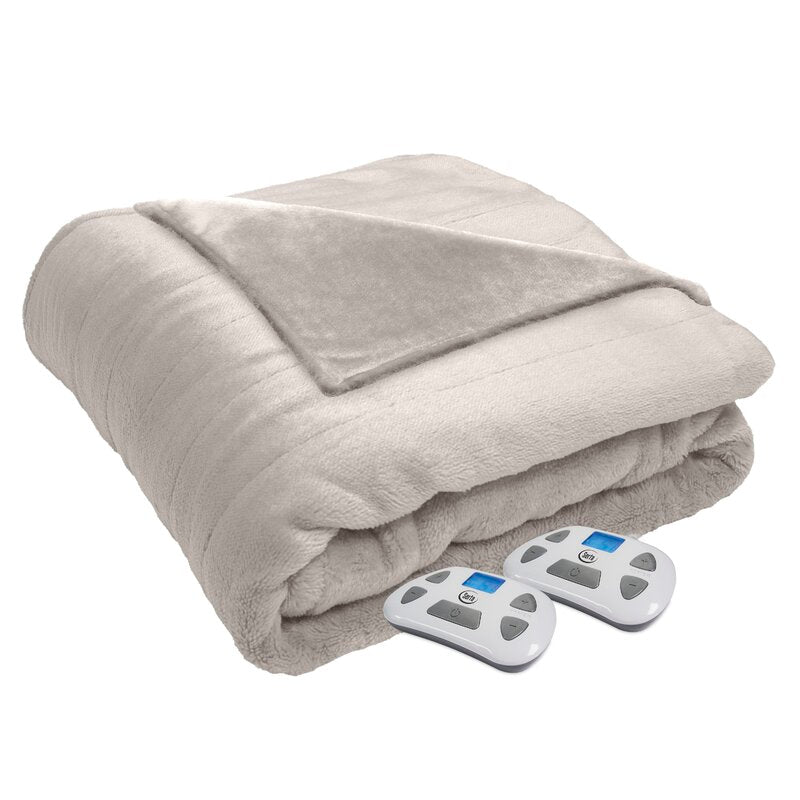 Serta Silky Plush Warming Blanket