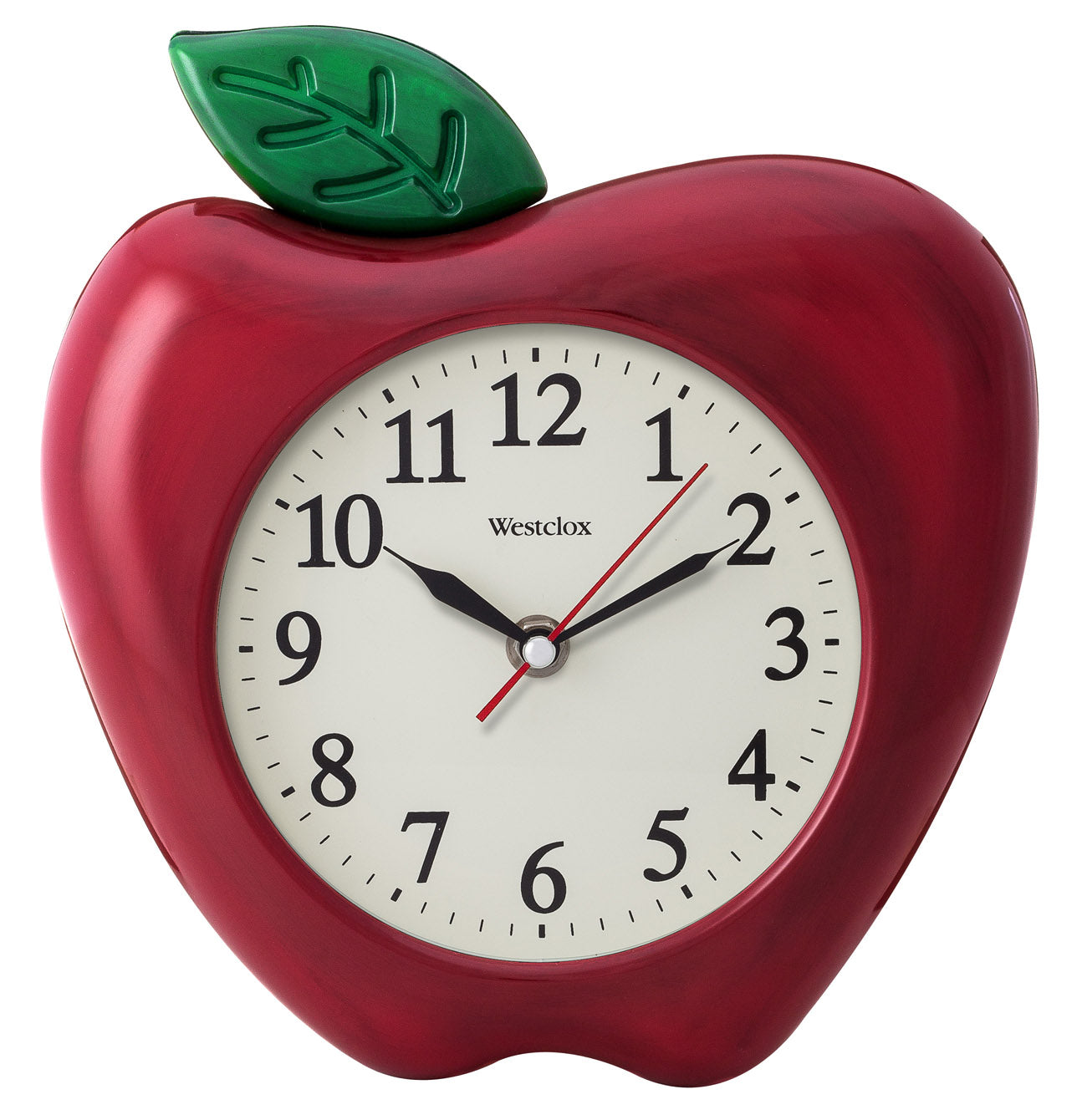Westclox 10" 3D Apple Wall Clock