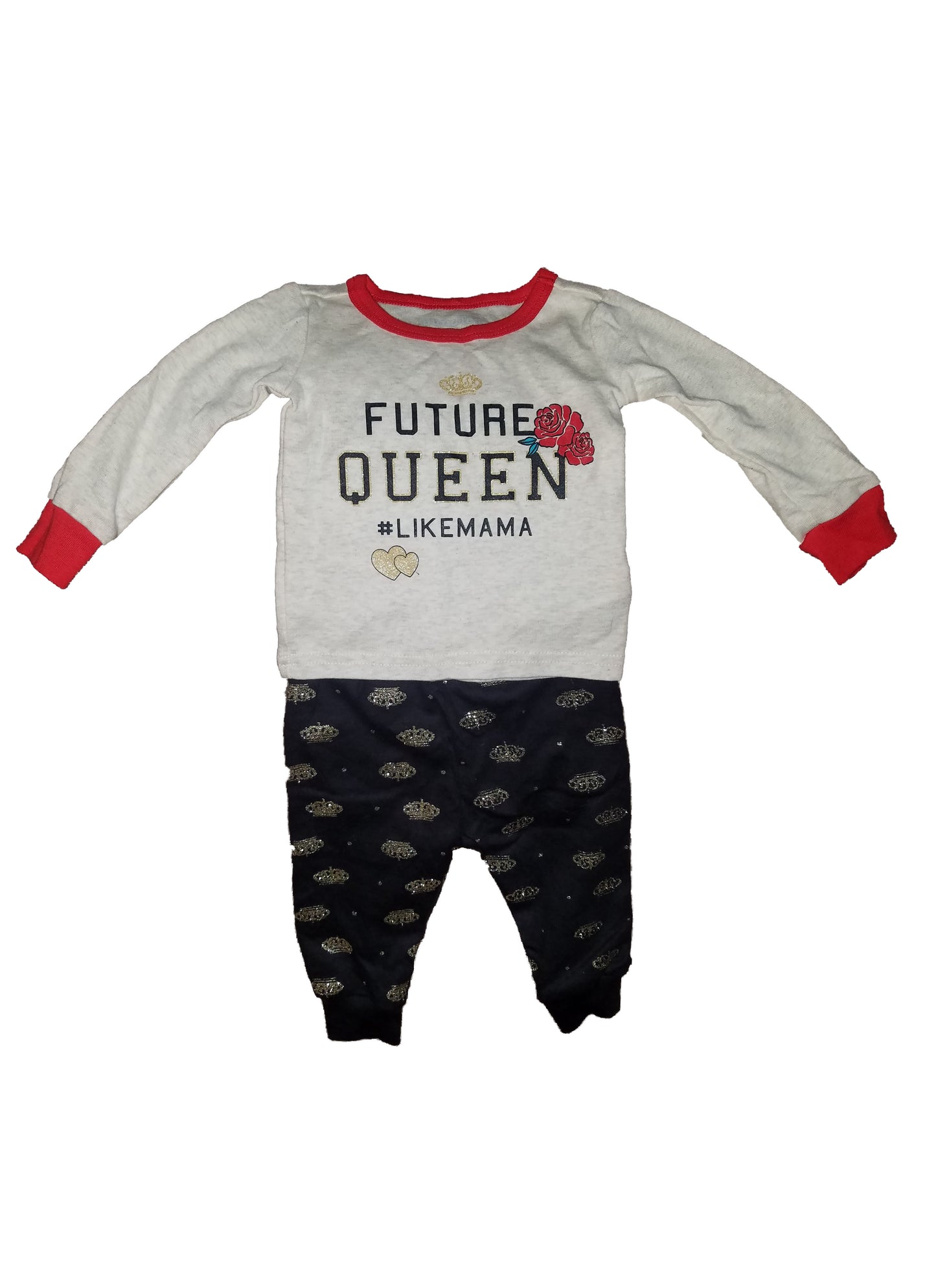 Baby Girl 2Pc Pants set Future Queen shirt