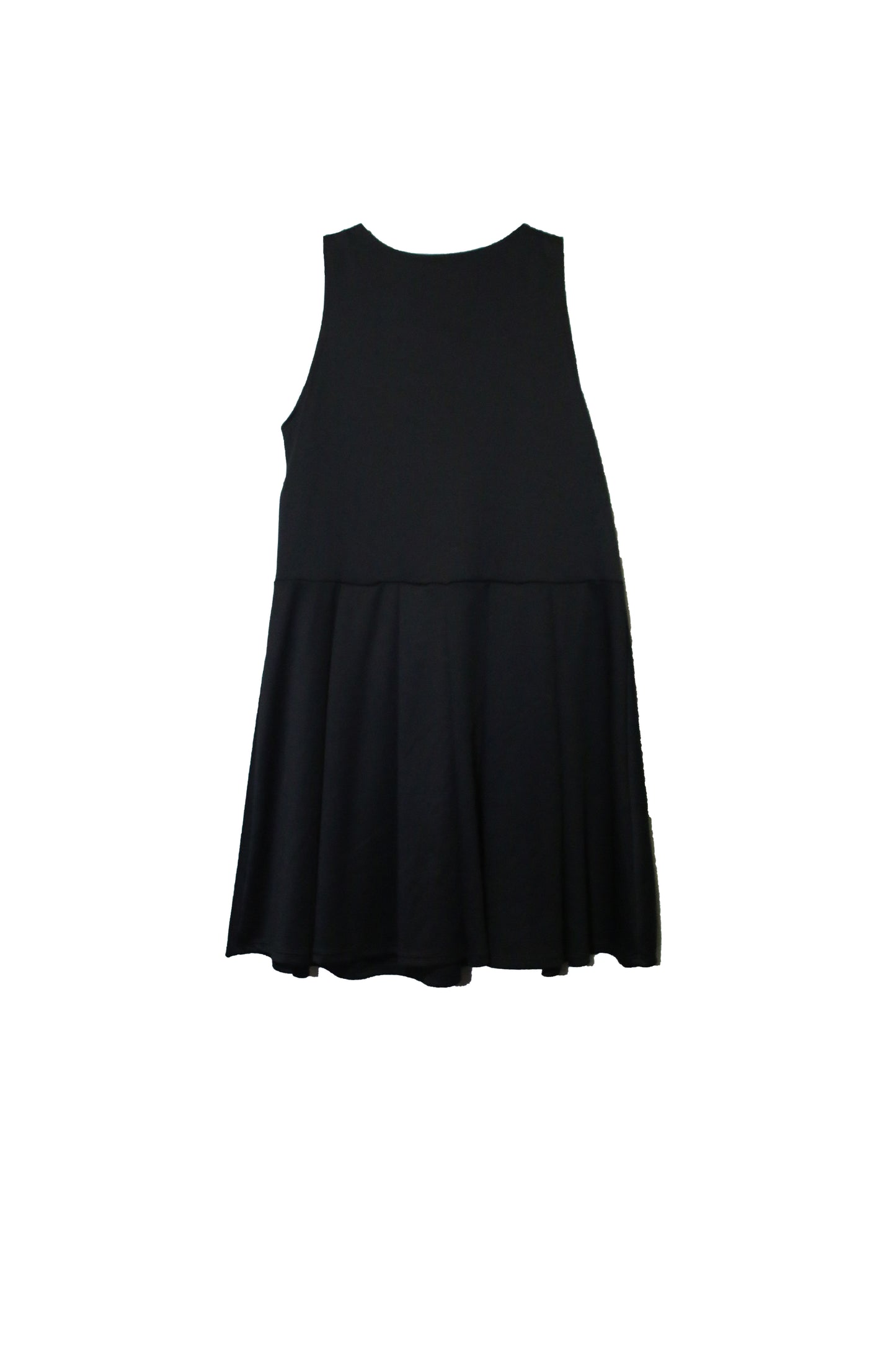 Quum Plus Size Lace Up Black Dress
