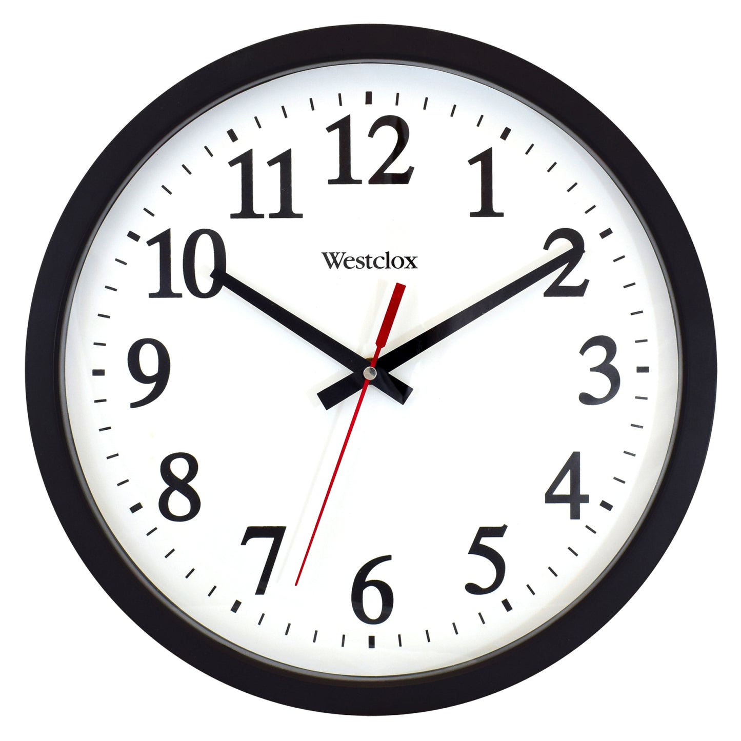Westclox 14" Round Electric or battery Powered Office Wall Clock