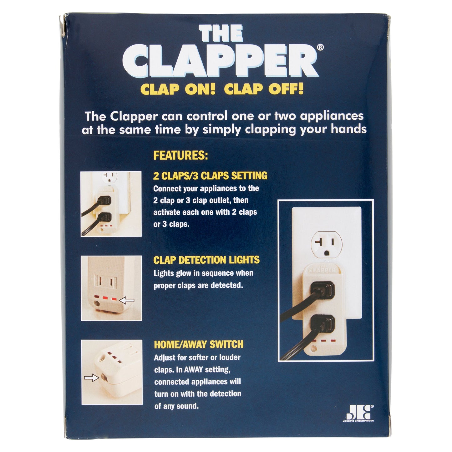 The Clapper Sound Activated On/off Switch, 1 Each