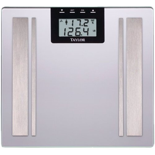 Taylor Glass Body-fat Scale Model 400 LB Capacity Memory For 4 Users New