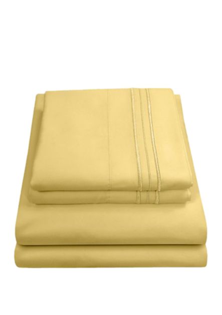 Sweet Home Collection 1800 Thread Count Deep Pocket Sheet Set