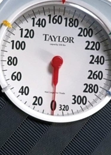 Taylor 1130T Large Dial Analog Bath Scale-330 lb Capacity