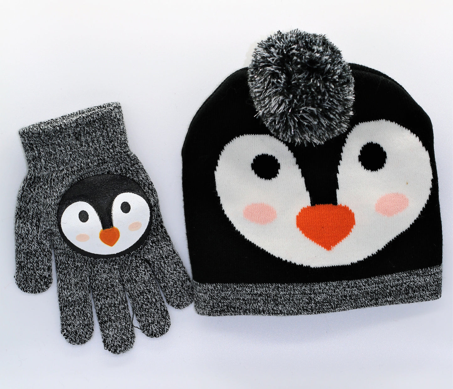 Women's Knit Hat & Gloves - Penguin Set