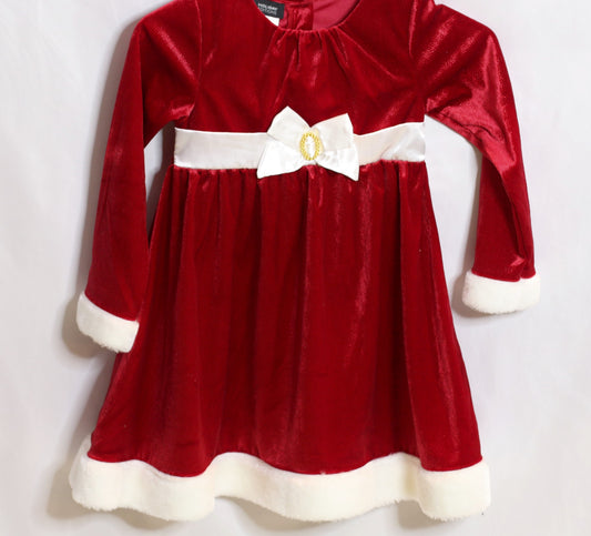 Red Velvet 4T Toddler Christmas Dress